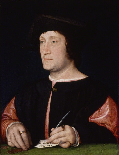 Jean Clouet, *Portrait of a Banker*, 1522