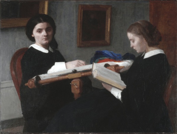 Henri Fantin-Latour, *Les Brodeuses [Les Deux Soeurs]*, 1859