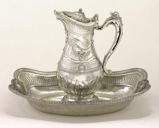 Jean Fauche, Ewer and Basin, c. 1740