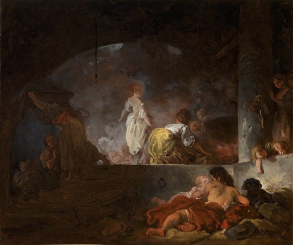 Jean-Honoré Fragonard, *The Laundresses*, c. 1756-61
