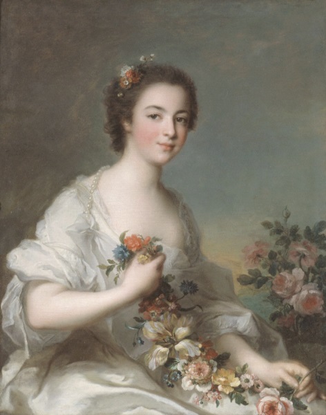 Jean-Marc Nattier, *Portrait d’une dame*, 1738