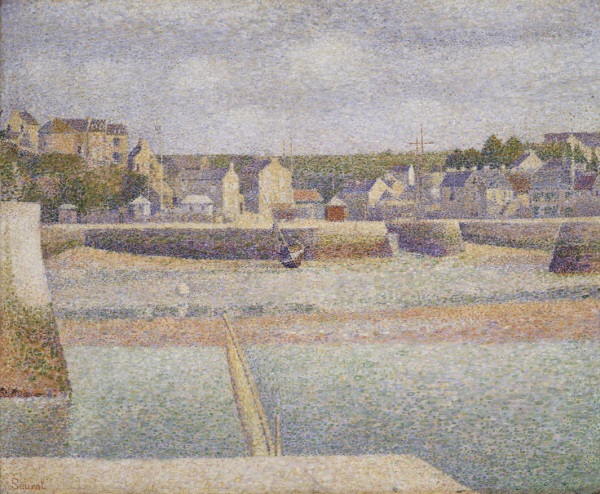 Georges Seurat, *Port-en-Bessin, the Outer Harbor (Low Tide)*, 1888