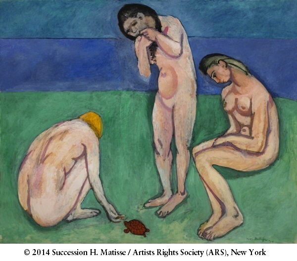 Henri Matisse, *Baigneuses avec une tortue*, 1907-08